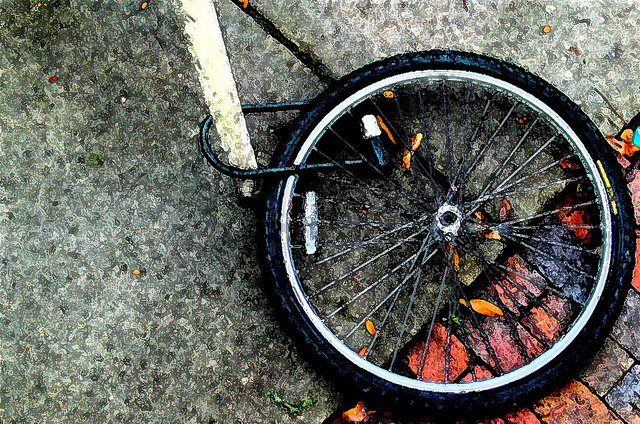 Three levels of bike security
