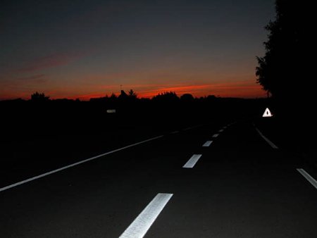 night road