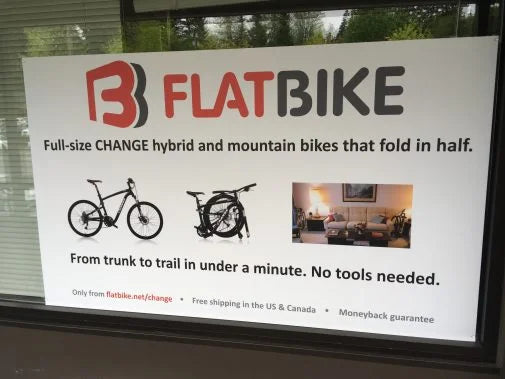 Flatbike sign
