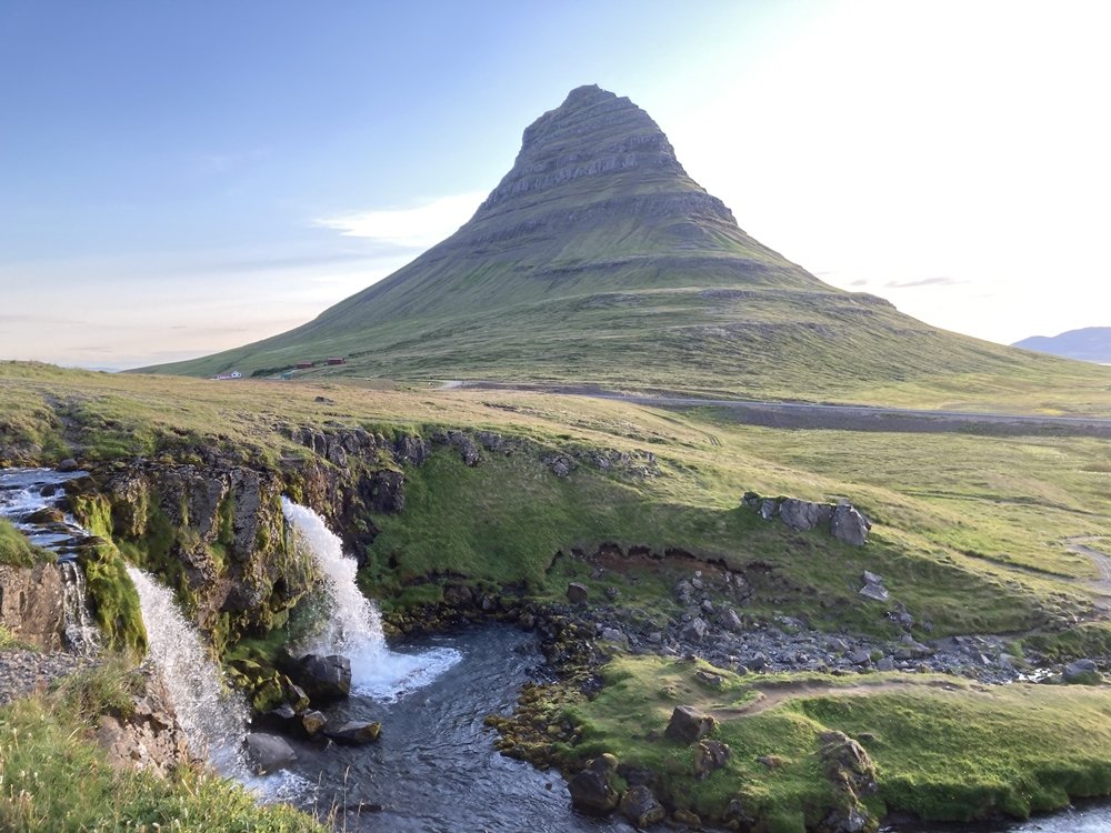 Iceland waterfall and scenery