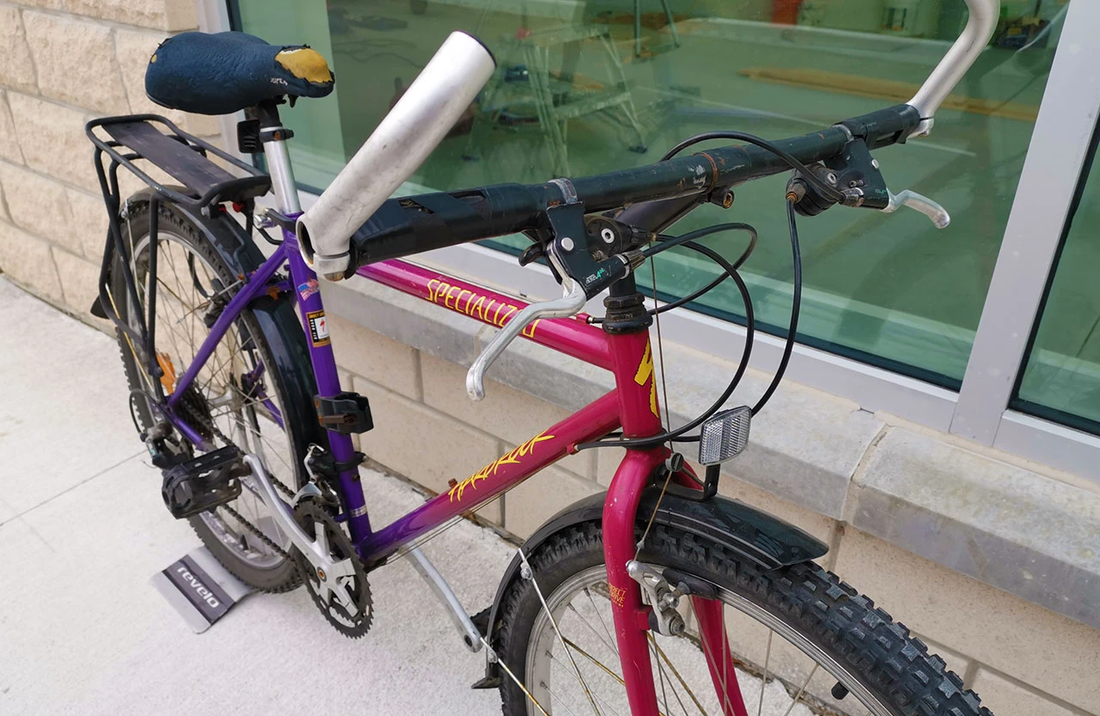 vintage bike before add-ons