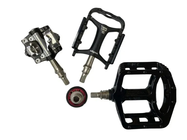 Buy Wellgo Removable Pedals Mountain Bike, SPD, or Flat Pedals