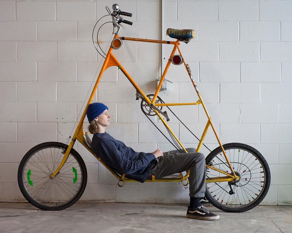 low center of gravity tall bike - dave zenga