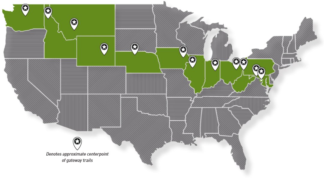 Coast-to-coast...on a bike path?