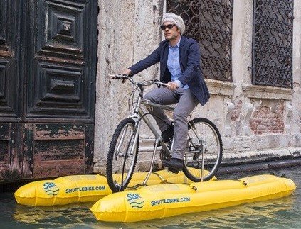 Here's how you can bike on water