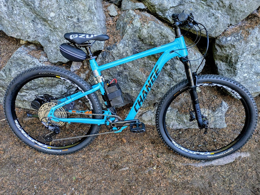 DEMO e-BIKE: 19″ Folding Off-Road MTB - Arctic Blue